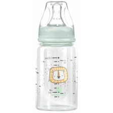 Бебешко стъклено шише KikkaBoo Savanna - 120 ml, мента -1