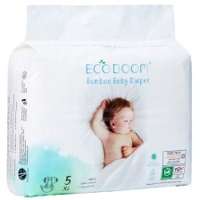 Бебешки бамбукови пелени Eco Boom 5,  28 броя