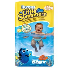 Бебешки бански пелени Huggies Little Swimmers - Размер 2-3, 3-8 kg, 12 броя -1