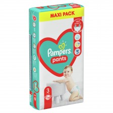 Бебешки пелени гащи Pampers - 3, 54 броя