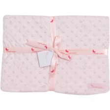 Бебешко одеяло Interbaby - Coral Fleece, розово, 80 х 110 cm -1