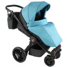 Бебешка количка Adbor - Mio plus, цвят 06, синя