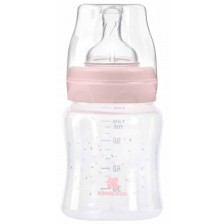 Бебешко шише KikkaBoo Hippo Dreams - РР, 120 ml, розово -1