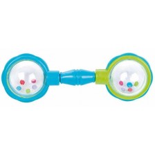 Бебешка дрънкалка Canpol - Гира с топчета, синя