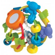 Бебешка играчка Playgro - Топка, Играй и опознавай -1