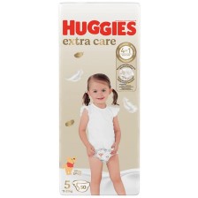 Бебешки пелени Huggies Extra Care - Размер 5, 11-25 kg, 50 броя