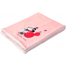 Бебешко одеяло Babycalin - Disney Baby, Minnie, 75 х 100 cm