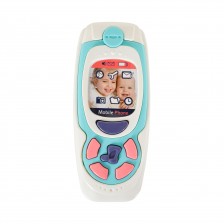 Бебешка играчка Moni Toys - Телефон с бутони, СИН, K999-72B