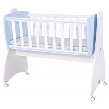 Бебешко легло-люлка Lorelli - First Dream, бяло/синьо -1