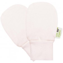 Бебешки ръкавички Bio Baby - От органичен памук, екрю -1