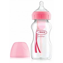 Бебешко шише Dr. Brown`s - Options+, РР, 270 ml, Розово