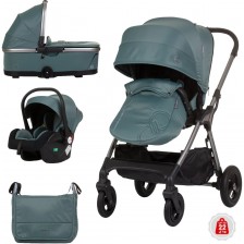 Бебешка количка Chipolino - Инфинити, зелена