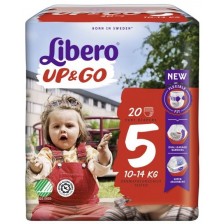 Бебешки пелени гащи Libero - Up&Go 5, 20 броя 