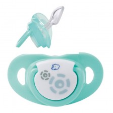 Силиконови залъгалки Bebe Confort Maternity Dental Safe - 12-36 месеца, сини