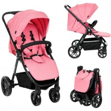 Бебешка количка Zizito - Regina, розова -1