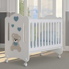 Бебешко креватче  Bambino Casa - Coccolone, blu