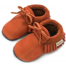 Бебешки обувки Baobaby - Moccasins, Hazelnut, размер 2XS -1
