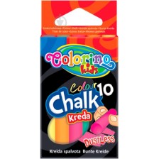 Безпрашни тебешири Colorino Kids - 10 броя -1