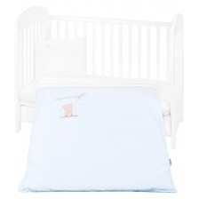 Бебешки спален комплект от 5 части Kikkaboo Dream Big - С бродерия, Blue