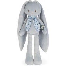 Бебешка плюшена играчка Kaloo - Зайче, Blue Medium -1