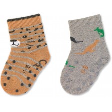 Бебешки чорапи за пълзене Sterntaler - 21/22 размер, 18-24 месеца, 2 чифта