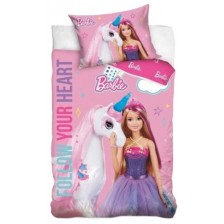 Sonne Бебешки спален комплект Barbie Следвай сърцето си 100x135 -1