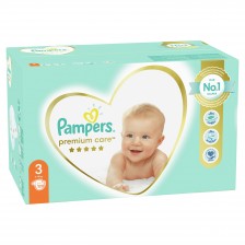Бебешки пелени Pampers - Premium Care 3, 120 броя -1