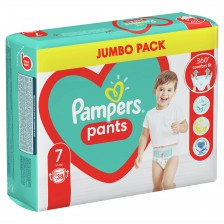 Бебешки пелени гащи Pampers, 7, Jumbo Pack, 38 броя