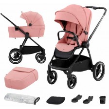 Бебешка количка 2 в 1 KinderKraft - Nea, Ash Pink