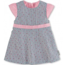 Бебешка рокля с UV 30+ защита Sterntaler - На райе, 86 cm, 12-18 мeсеца -1