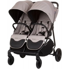 Бебешка количка за близнаци Chipolino - Top Stars, макадамия