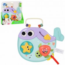 Бебешки активен център за игра Hola Toys - Щастливият кит -1