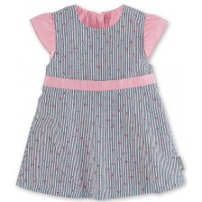 Бебешка рокля с UV 30+ защита Sterntaler - На райе, 80 cm, 9-12 мeсеца -1