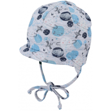 Бебешка шапка от трико с UV 50+ защита Sterntaler - 43 cm, 5-6 месеца -1