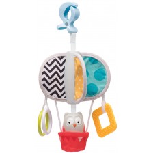 Бебешка играчка с клипс Taf Toys - Бухалче -1