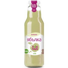 Био сок Frumbaya - Зелена ябълка, 750 ml -1
