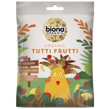Био желирани бонбони Biona – Тути Фрути, 75 g -1