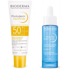 Bioderma Hydrabio & Photoderm Комплект - Серум Hyalu+ и Слънцезащитен крем, SPF50+, 30 + 40 ml -1