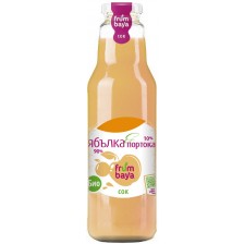Био сок Frumbaya - Ябълка и портокал, 750 ml -1