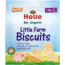 Био бисквити от спелта Holle - Ферма, 100 g