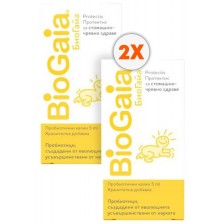 BioGaia Protectis Комплект пробиотични капки, пластмасова опаковка, 2 х 5 m -1
