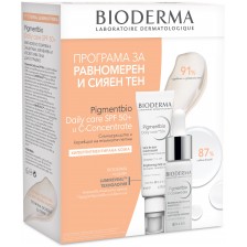Bioderma Pigmentbio Комплект - Изсветляващ серум и Дневен крем, SPF 50+, 15 + 40 ml