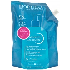 Bioderma Atoderm Успокояващ душ-гел, пълнител, 1000 ml