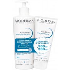 Bioderma Atoderm Комплект - Възстановяващ балсам Intensive, 500 + 200 ml (Лимитирано) -1