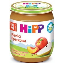 Био плодово пюре Hipp - Праскова, 125 g -1