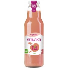 Био сок Frumbaya - Червена ябълка, 750 ml -1
