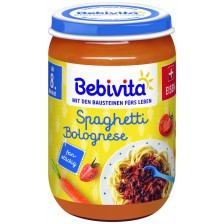 Био ястие Bebivita - Спагети болонезе, 220 g -1