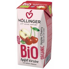 Био сок Hollinger - Ябълка и вишна, 200 ml -1