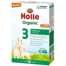 Био козе мляко за подрастващи Holle Organic 3, 400 g