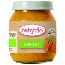 Био зеленчуково пюре Babybio - Моркови, 130 g